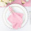20 stycken 17" rosa polyester lunchservetter för bröllop 5