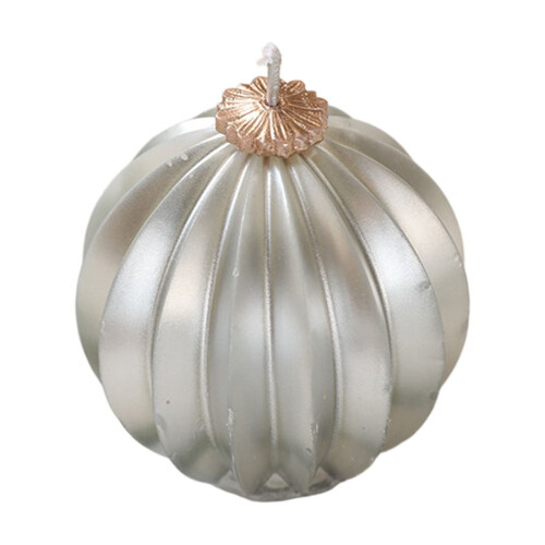 AuroraX Hopeinen Tuoksukynttiläpallo 140g 1