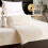 AuroraX Beige Flannel Throw Blanket 127x152cm 5