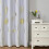 Greyish White Blackout Curtains 52x84 in, Polyester, Gold 2