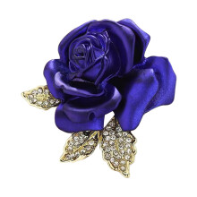 Broșă cu flori de trandafir pentru femei, broșă elegantă pentru nuntă și ținute formale, broșă decorativă cu flori de piept pentru costume