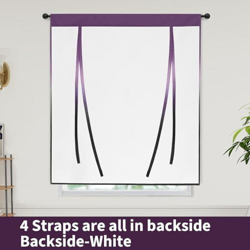 Cortinas opacas con efecto degradado, 52 x 84 pulgadas, gris-blanco. 2