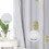 Blackout Curtains 52x84 in, Gold Wheat & Palm Print, 2 3