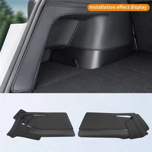 For  Model Y Juniper 2025 Trunk Mat Full Coverage Trunk Both Side Guards Protective Pad Cargo Liner Anti Dirty Mat 2