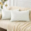 Lot de 2 housses de coussin en chenille 45 x 45 cm 1