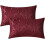 Conjunto de 2 capas de almofada decorativas douradas e pretas, 30x50cm 1