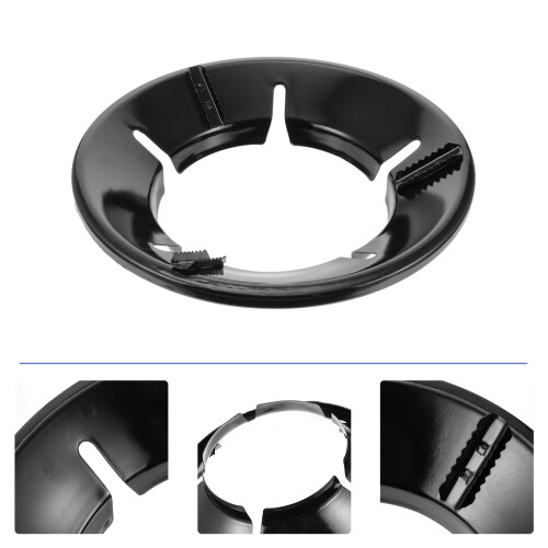 Gasherdabdeckung für Wok-Kochen – Schwarzes Metall 2