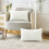 Lot de 2 housses de coussin en chenille 45 x 45 cm 2