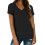Magliette casual estive da donna con maniche a V e scollo a V 1