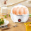 Mini Electric Egg Cooker, 6-Egg Capacity, Auto Shut-Off, Soft/Medium/Hard Boiled, White – Compatible with US Outlets 3