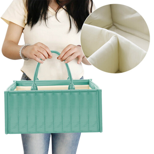 1 πακέτο Diaper Caddy Organizer - Φορητό καλάθι αποθήκευσης με λαβή, τσάντα αποθήκευσης και 2