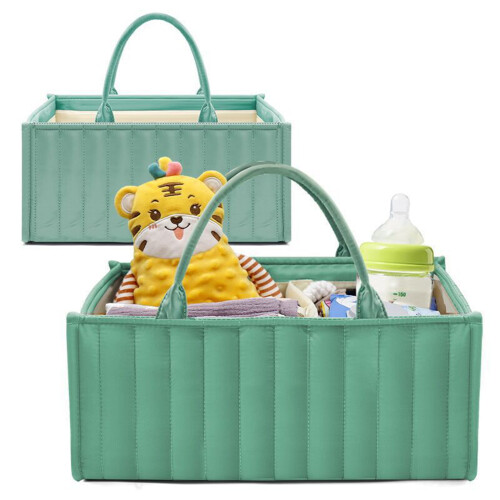 1 πακέτο Diaper Caddy Organizer - Φορητό καλάθι αποθήκευσης με λαβή, τσάντα αποθήκευσης και 1