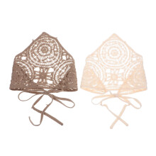 TOYMYTOY2 stk. heklede trekantbandana-hårskjerf i assorterte farger, komfortable og stilige