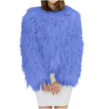 Veste d'hiver longue pour femme, couleur unie, isolée, à capuche et poches avant, chaude et décontractée, bleue AS