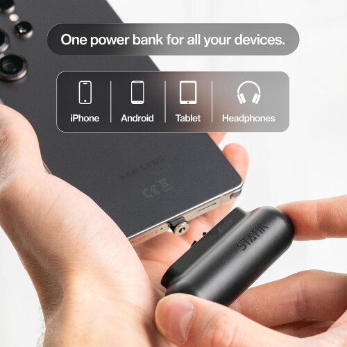 Φορητός φορτιστής Snap-N-Charge Mini Powerbank, φορητός φορτιστής μπαταρίας Compact Powerbank 2
