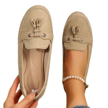 Mocassini comodi da donna con soletta in memory foam, mocassini casual eleganti e leggeri, scarpe basse slip-on con supporto plantare.