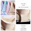 6 τεμάχια εσώρουχα από μετάξι Ice Silk μεσαίας μέσης, αναπνεύσιμο ελαστικό, απαλό 5