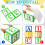 ABC-Buchstaben-Papierbox-Dekoration für Kinderpartys 4