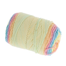 1 Roll Soft Crochet Yarn Knitting Cord Assorted Color For Diy Lovers And Handicraft Enthusiasts