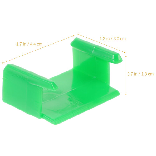 Plastspårsfixator grön 10-pack 1