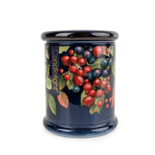 Large Glass Jar - Cranberry & Juniper