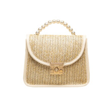 Straw Shoulder Bag, Kadell Straw Clutch Women Handmade Straw Bag Summer Beach Envelope Purse Wallet