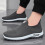 Graue Herren-Sneaker aus Mesh, Größe 42 2