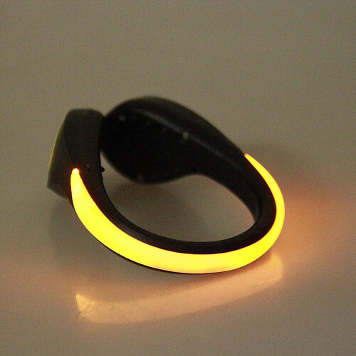 LED Shoe Clip Light Plastic Yellow Outdoor Night Running 2