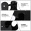Dumbbell Display Rack 5 Tier Black for Home Gym Exercise 2Pcs 3