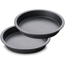 Set di tortiere rotonde antiaderenti da 15 cm con carta da forno