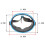 Diving Mask Waterproof Glass with PE Frame Blue 1 Pc 4
