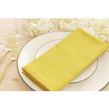 Bomullstygservetter Gula 45x45 cm 12 st