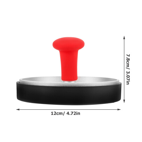 Burgerpresse i rustfritt stål, 12 cm 1