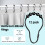 Duschvorhangringe aus mattschwarzem Metall – 12er-Pack 2