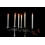 Flammenlose Spitzkerzen, echt aussehendes Wachs, flackernde LED, 3
