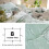 Set copripiumino matrimoniale verde salvia con stampa floreale e 8 lacci 3
