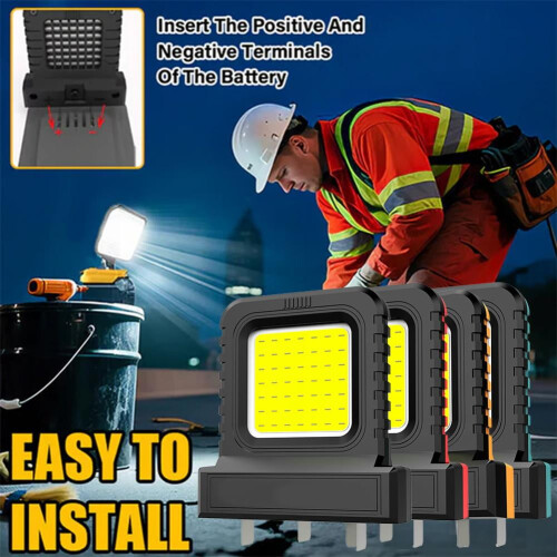 Lampe de travail LED universelle pour batteries d'outils électriques 1