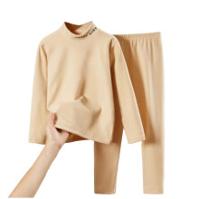 Boys Thermal Base Layer Set Winter Fleece Lined Crew Neck Top and Pants Soft Warm Underwear for Children 5-12 Years Cold Weather