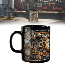 Grappige 3D-koffiemok voor monteurs (325 ml)