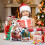 Sacs cadeaux de Noël à cordon (lot de 20) 4