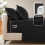 Black Embossed Microfiber Bed Sheet Set, Cal King, 4-Piece 5