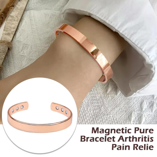 Bracciale magnetico in rame puro per alleviare il dolore da artrite. 1