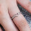 Anello da donna in argento a forma di cuore, taglia 8 7