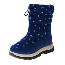 Kids' Winter Snow Boots with Side Zipper, Waterproof & Warm, Thick Sole, Mid-Calf, Solid Color – Compatible with Kids Size 3