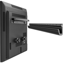 Studless TV Wall Mount for Drywall, No Drill, 12–55", VESA 400x400, 100lbs, Low Profile, Tilts 5, No Damage – Compatible with Most TVs