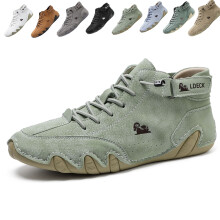 Waterproof Orthopedic Shoes for Men High Top Outdoor Boots Lightweight Handmade Casual Sneakers Hiking Walking