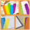 Divisori per raccoglitori a 3 anelli, 10 pezzi, 8,5" x 2,36" x 0,04" 8