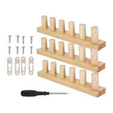 Wooden Knitting Loom Kit Portable Reusable Thick Blanket Loom for Yarn Craft