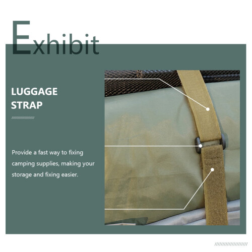 FRCOLOR 4 Pcs Adjustable Cargo Tie down Strap Small Size Straps Trunk 1