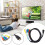 Cabo conversor HDMI macho para 5RCA RGB YPbPr de áudio e vídeo componente. 2